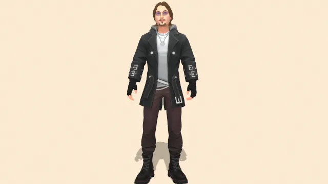 风格化角色卧底警察人物动画