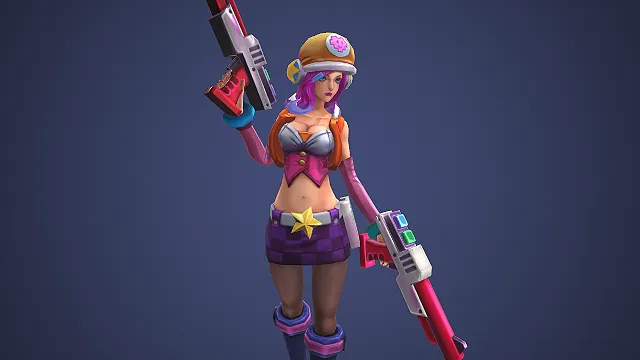 赏金猎人  厄运小姐  电玩系列  双持能量手枪  活力射手