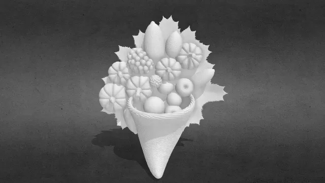 “丰饶之角”丰盛角场景stl.stl