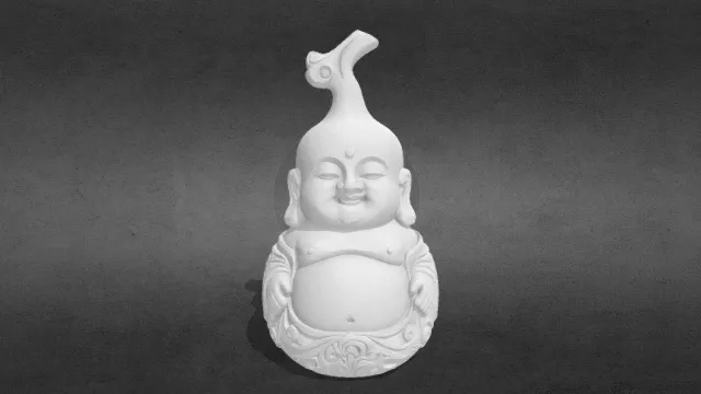 佛祖弥勒佛 葫芦佛像 文玩葫芦obj.obj