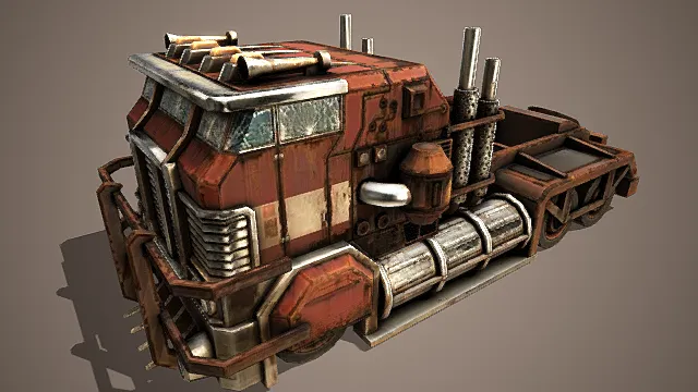 次世代废土风格车辆F4NV Tractor Unit 