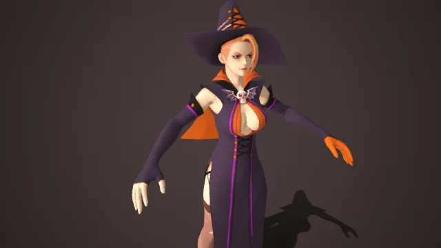 万圣节  奇幻美学元素  紫色女巫袍  神秘造型  骷髅图  神秘而高贵  法师角色