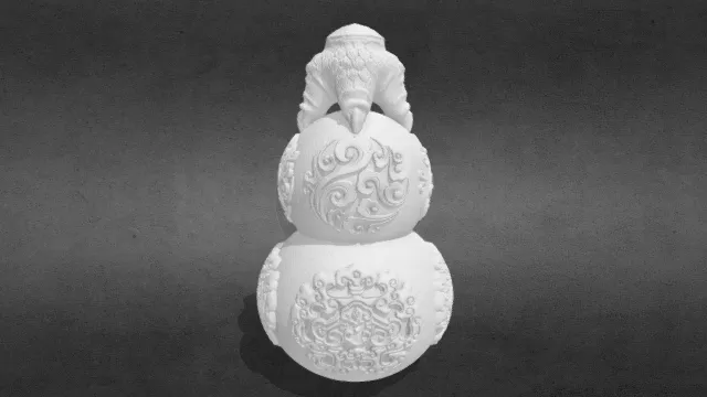 鬼爪云纹葫芦_obj.obj