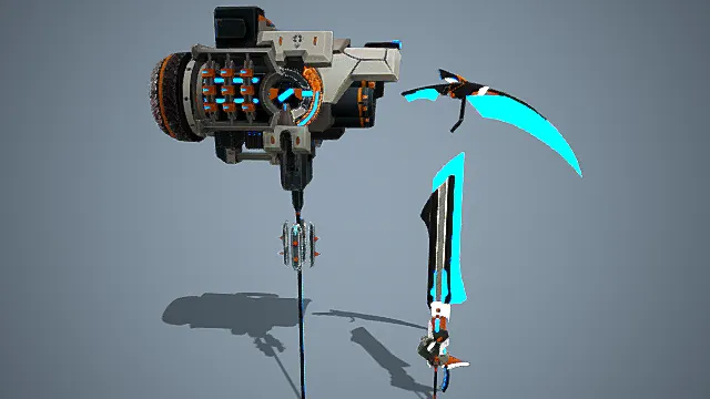 次世代科技武器   刀剑炮     武器工具