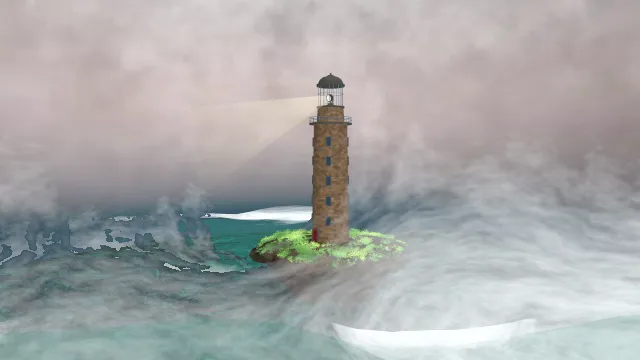 迷失的灯塔场景建筑海洋