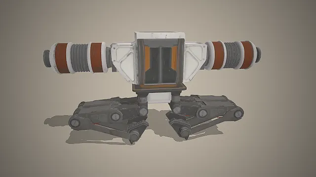 科幻能量装置  工业硬核风  电磁感应质感  双线圈炮管