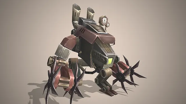 蒸汽朋克  机甲  重型机甲  科幻载具