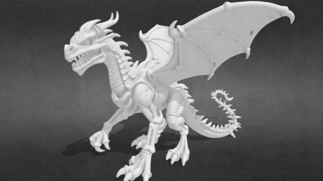 西方龙骨化石_obj