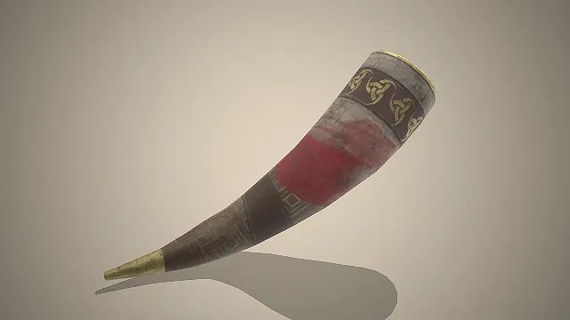 北欧战角  凯尔特结纹  血渍做旧  复古军工风