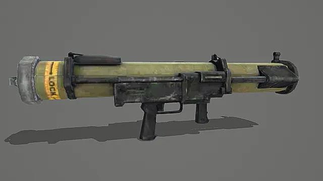 废土应急风改装火箭筒3D模型