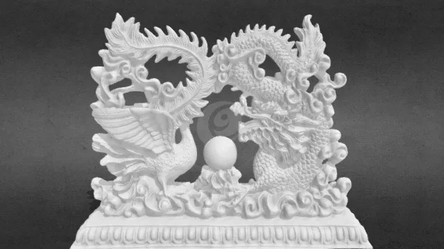 龙凤呈祥雕塑
