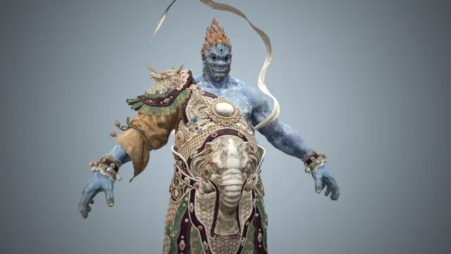 黑神话  巨灵神  人物建模  模型  角色