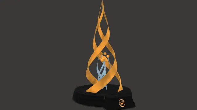 爪子  奖杯  摆件  道具  模型