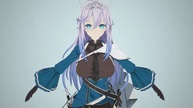 动漫女模特 3D模型