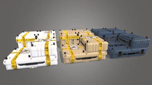 死亡搁浅游戏道具货物箱小尺寸模型