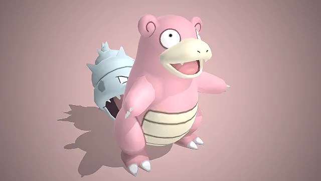 呆壳兽  宝可梦  螺壳尾巴  卡通形象  呆萌