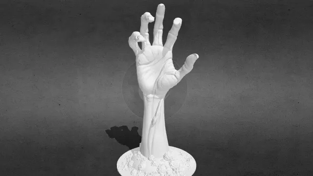 Zombie Hand 僵尸手stl.stl