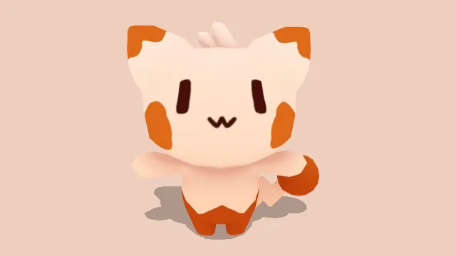 可爱风格那只猫人物化动物