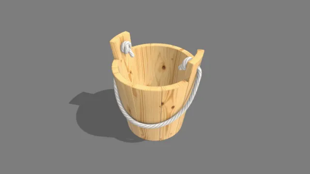 木桶 家具 写实