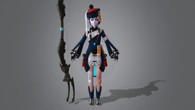 游戏模型 人物模型 僵尸（萝莉） 游戏皮肤