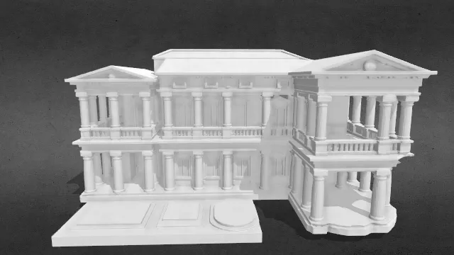 罗马凯旋门遗产结构obj