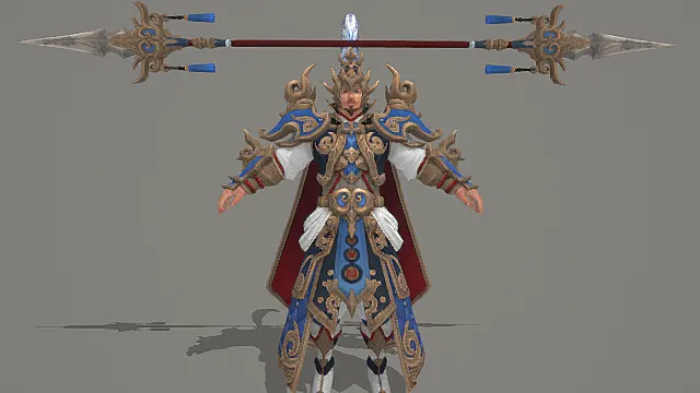 玉麟神将·威凛型古风战神套装