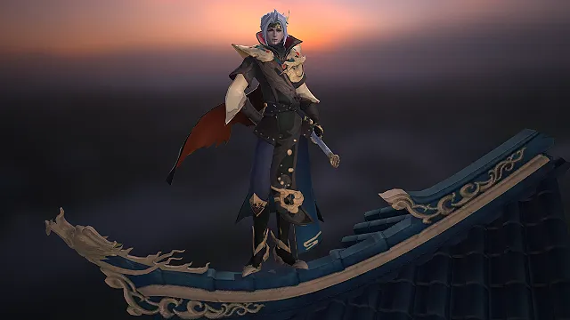 王者荣耀  云鹰飞将  长剑  利落帅气