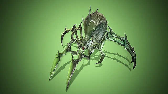棘甲毒螯穴蛛  变异怪物  怪物模型  蜘蛛模型  游戏模型
