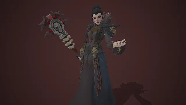 亡灵法师  骷髅法杖  死灵法术  暗黑长袍