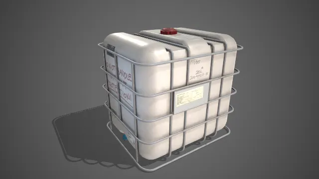 IBC吨桶的3D模型