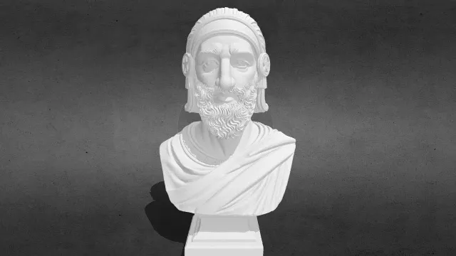 居鲁士二世大帝 半身像stl.stl