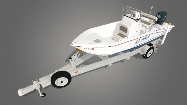 2004年17号侦察兵船只中央控制台道具推车