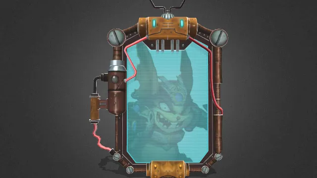 野生之星图片框架科技赛博朋克风格相框