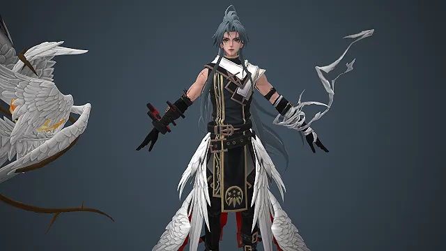 平安京鬼切  虔谕圣裁  绷带束缚  高马尾武士