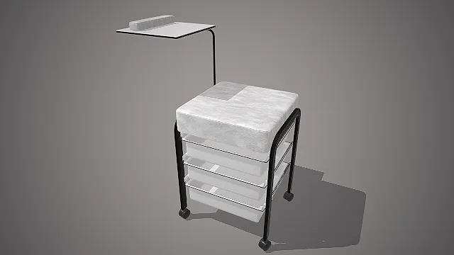 美发工具车  多层收纳  沙龙专用  简约现代