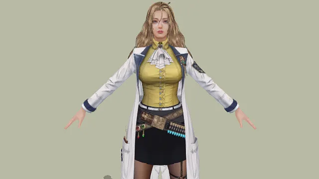 《卓越之剑》瑞贝卡 3D角色模型