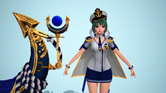游戏人物角色-Luna (v1.0)骨骼已绑定