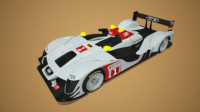 2019奥迪R15 TDI赛车模型