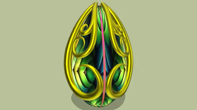 卡通风格化新种子生长动画模型