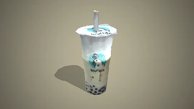 珍珠奶茶  卡通兔子  饮品包装  可爱风