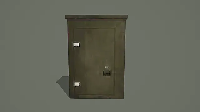 复古做旧金属储物柜