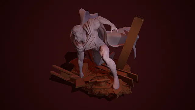 超人zbrush雕刻3d模型