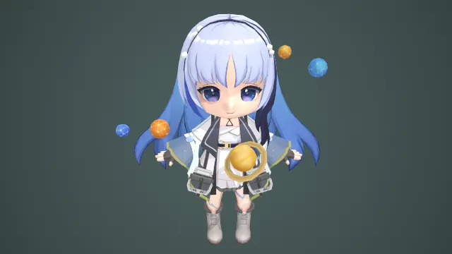 天文学家  3d模型 手办 pbr模型 