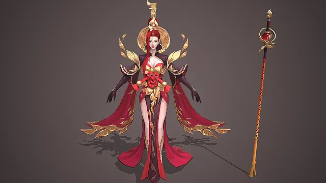女帝角色  威严女王气质  东方宫廷  华贵御姐