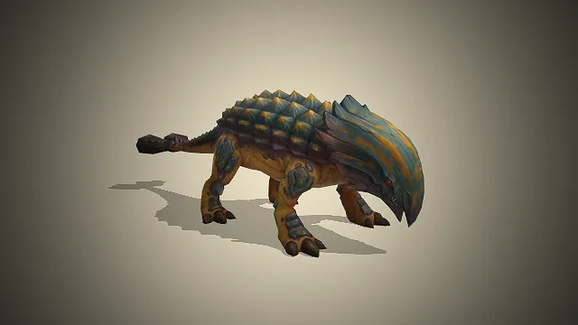 岩甲锤尾龙  甲龙畸变形态  鳞纹岩甲  游戏模型