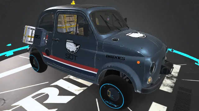 死亡搁浅游戏道具汽车展示动画