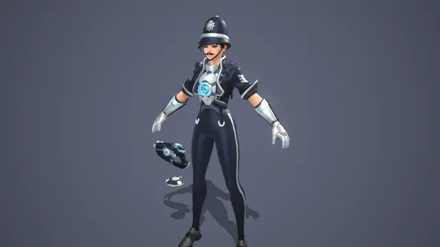 守望先锋2 猎空 皮肤 治安警官 高精度+贴图