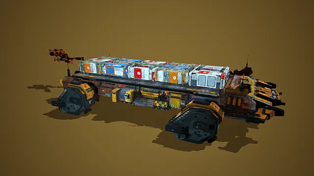 Heavy Freighter MB4太空货船模型