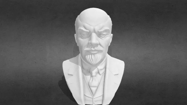 风格化列宁半身像