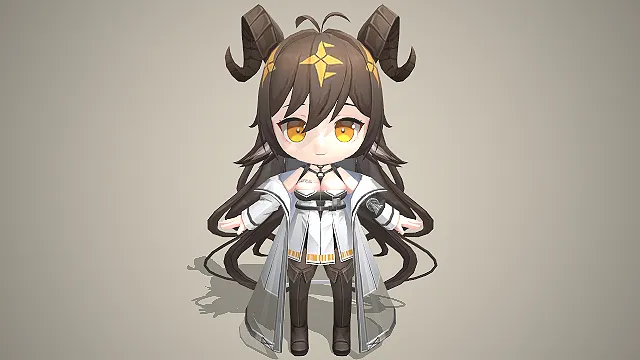 魔物娘  二次元  硬核穿搭  卡通渲染